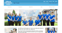 Desktop Screenshot of giffnockorthodontic.com